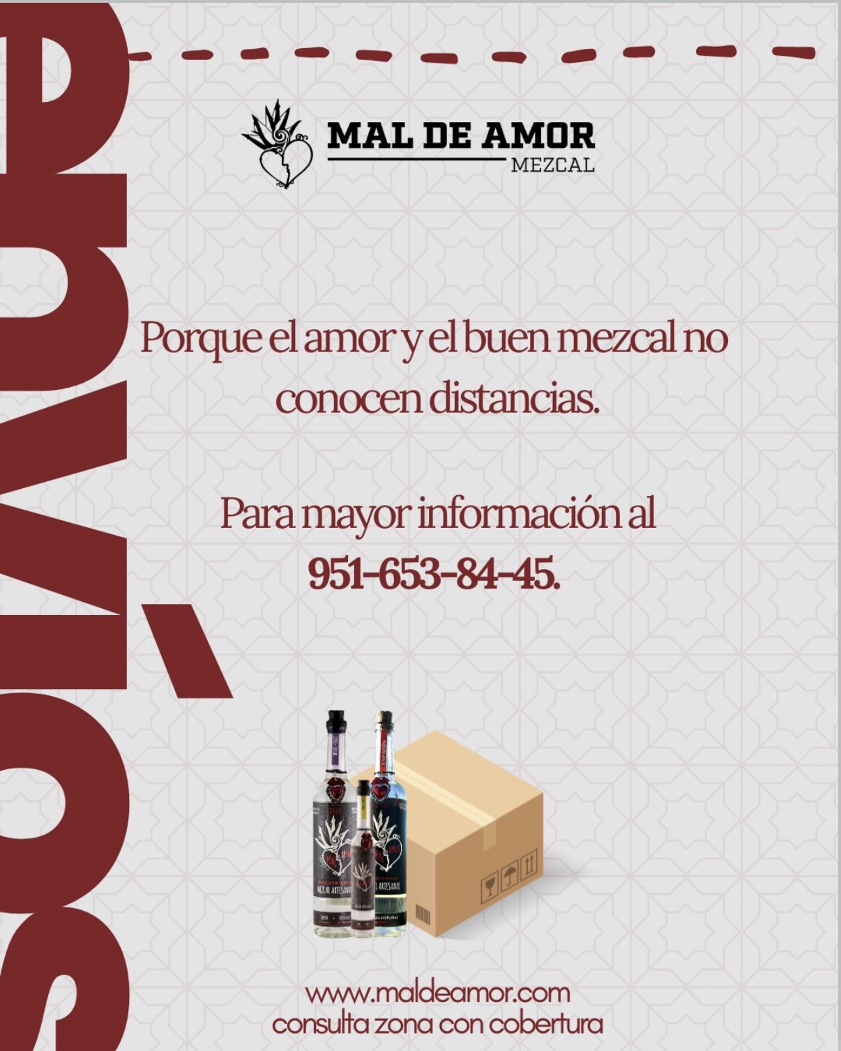 Cartel envío Mal de Amor